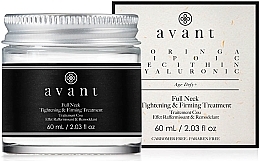 Fragrances, Perfumes, Cosmetics Neck Tightening and Firming Cream - Avant Skincare Full Neck Tightening and Firming Treatment