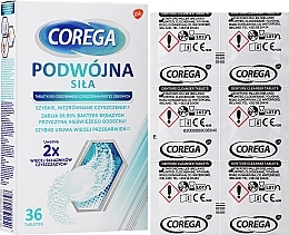 Denture Cleaning Tablets - Corega Bio Tabs Double Strength — photo N2