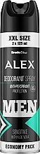 Deodorant Spray for Men - Bradoline Alex Sensitive Deodorant — photo N1