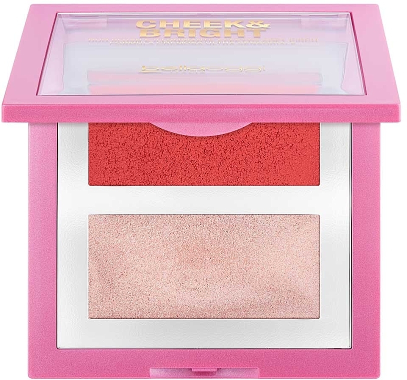 Blush and Highlighter Palette - Bellaoggi Cheek & Bright — photo N2