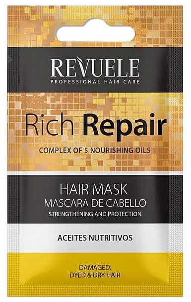 Replenish Hair Mask - Revuele Rich Repair Hair Mask — photo N1