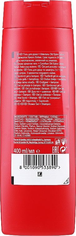 Shampoo & Shower Gel - Old Spice Citron 3in1 — photo N2