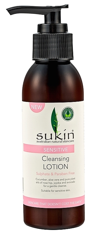 Cleansing Face Lotion - Sukin Sensitive Cleansing Lotion — photo N4