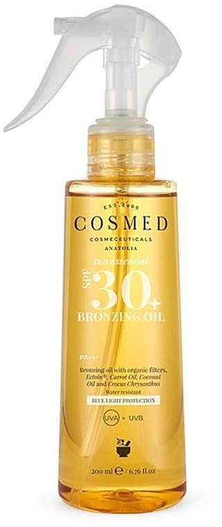 Bronzing Oil-Spray - Cosmed Sun Essential SPF30 Bronzing Oil — photo N1