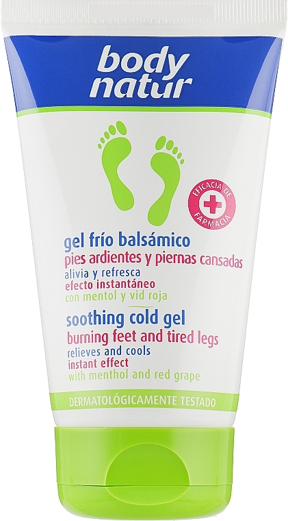 Anti-Fatigue Cooling Foot Cream - Body Natur Cold Gel — photo N1