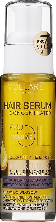 Hair Serum - Vollare Pro Oli Volume Hair Serum — photo N2