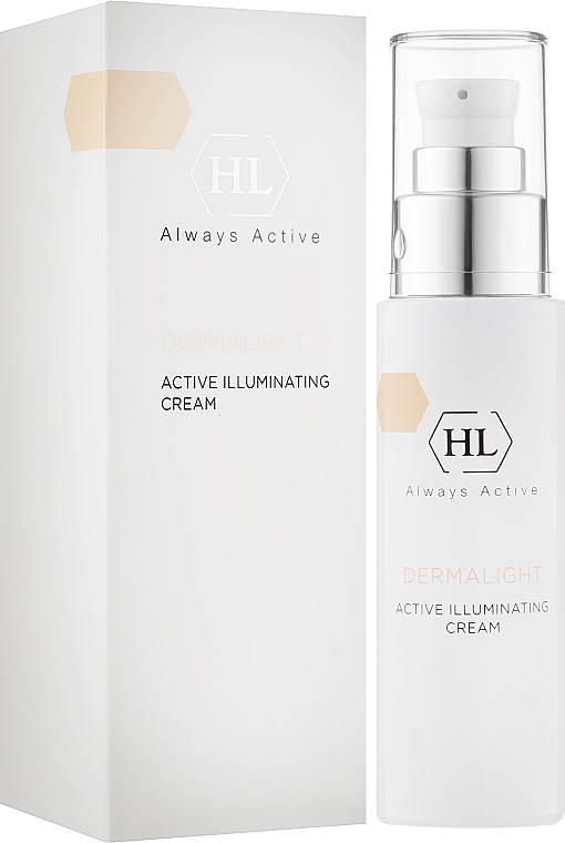 Active Brightening Face Cream - Holy Land Cosmetics Dermalight Active Illuminating Cream — photo N2