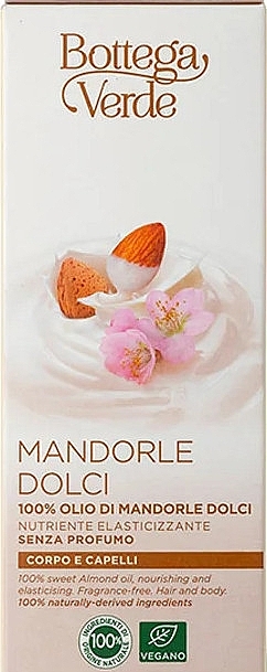 Sweet Almond Body Butter, Liquid - Bottega Verde Mandorle Dolci Body Oil — photo N2