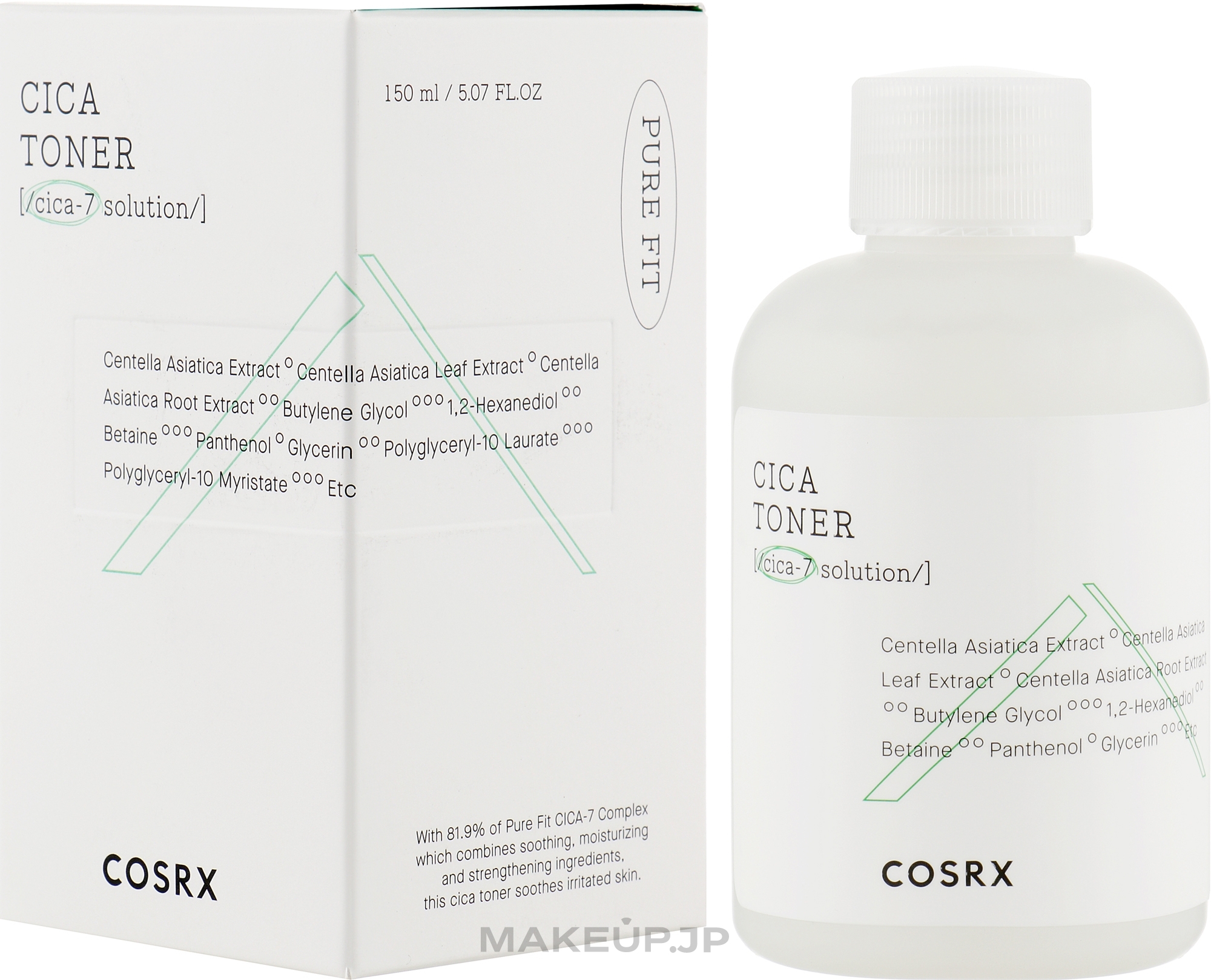 Intensive Soothing Toner - Cosrx Pure Fit Cica Toner — photo 150 ml