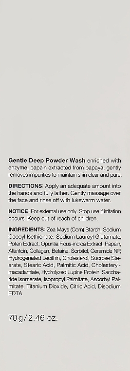 Cell Fusion C Expert Gentle Deep Powder Wash - Deep Cleanser — photo N3