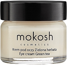 Fragrances, Perfumes, Cosmetics Eye Cream "Green Tea" - Mokosh Cosmetics Green Tea Eye Cream