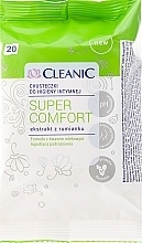 Fragrances, Perfumes, Cosmetics Intimate Wipes, 20pcs - Cleanic Super Comfort Wipes