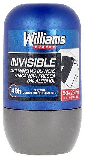 Roll-On Deodorant - Williams Expert Ice Blue Roll-On Anti-Perspirant — photo N1