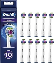 Fragrances, Perfumes, Cosmetics Electric Toothbrush Replaceable Head, 10 pcs - Oral-B 3D White Refill Heads