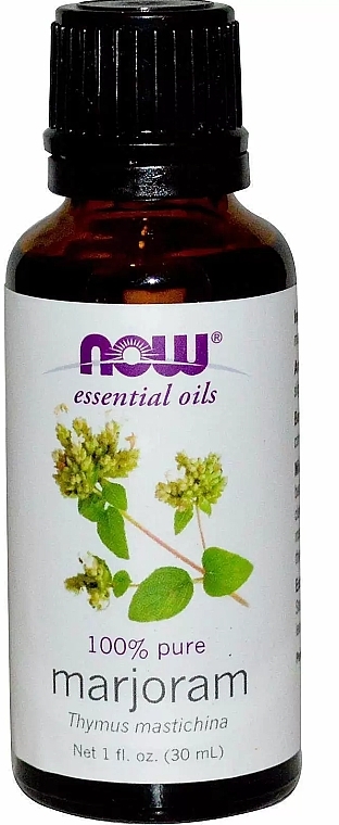 Essential Marjoram Oil - Now Foods Essential Oils 100% Pure Marjoram Oil — photo N1