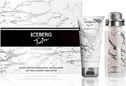 Iceberg Twice Platinum - Set (edt/125ml + b/lot/100ml) — photo N1