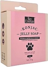 Fragrances, Perfumes, Cosmetics Set - Bio Essenze Jelly Soap Rossa (sponge/1 pcs + soap/60 g)