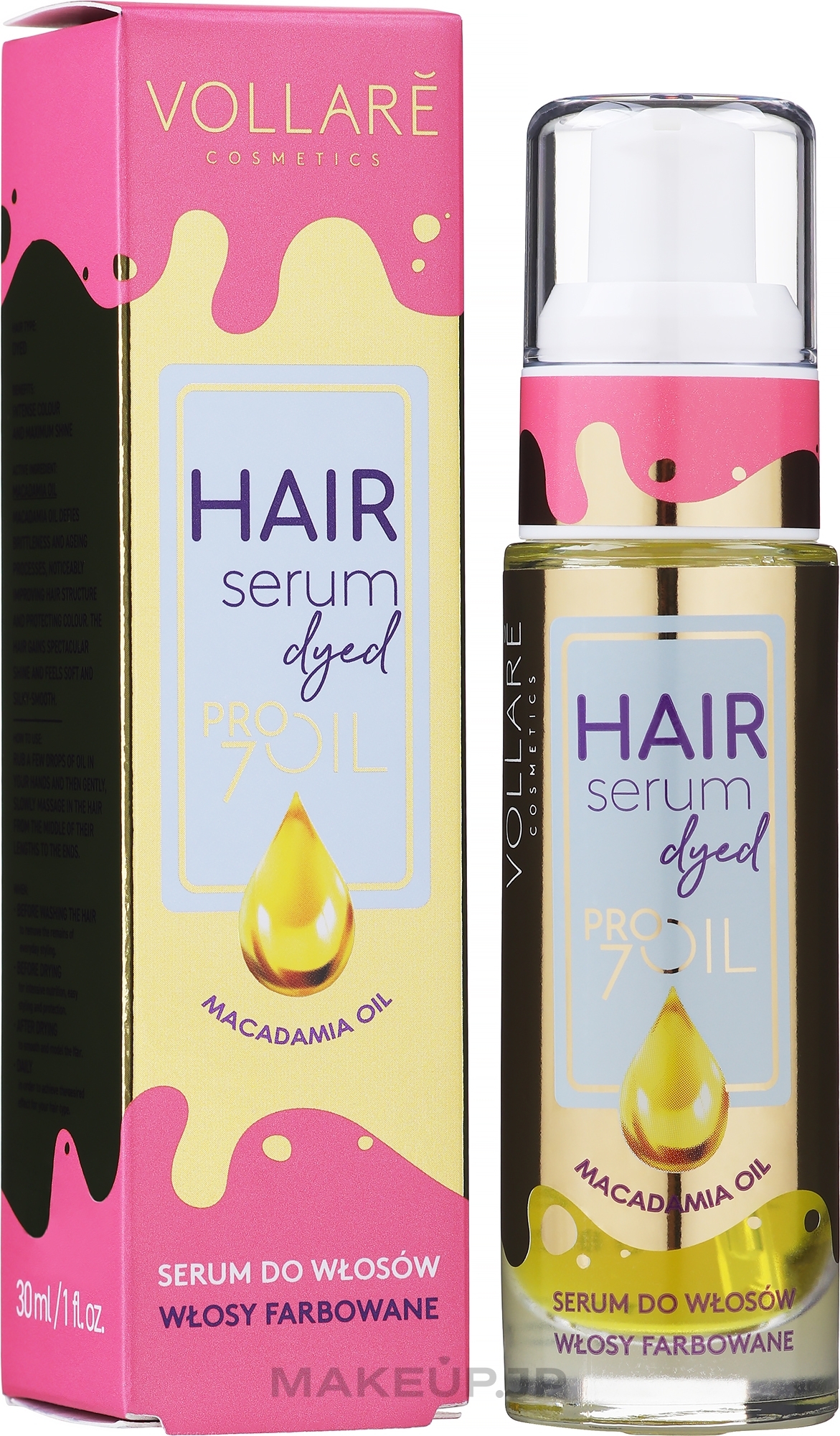 Hair Serum - Vollare Pro Oli Color & Shine Hair Serum — photo 30 ml