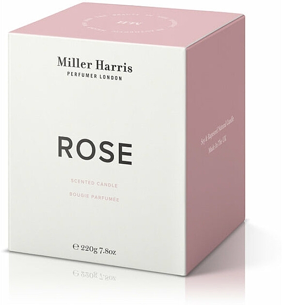 Scented Candle - Miller Harris Rose Scented Candle — photo N2