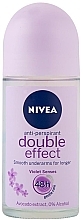 Roll-on Deodorant Antiperspirant "Double Effect" - NIVEA Double Effect Deodorant Roll-On — photo N1