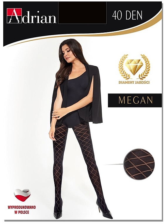 Women Tights "Megan" 40 Den, nero - Adrian — photo N1