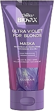 Fragrances, Perfumes, Cosmetics Intensive Repairing Toning Mask for Light and Grey Hair - L'biotica Biovax Ultra Violet For Blonds Intensive Regeneration And Color Toninng Mask