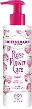 Liquid Hand Cream Soap 'Rose' - Dermacol Rose Flower Care Delicious Creamy Soap — photo N1