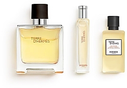 Hermes Terre d'Hermes Parfum - Set (edp/75ml+edp/15ml+sh/gel/40ml) — photo N2