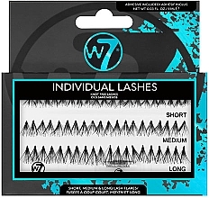 Individual Lashes - W7 Individual False Eyelashes Short Medium Long — photo N1