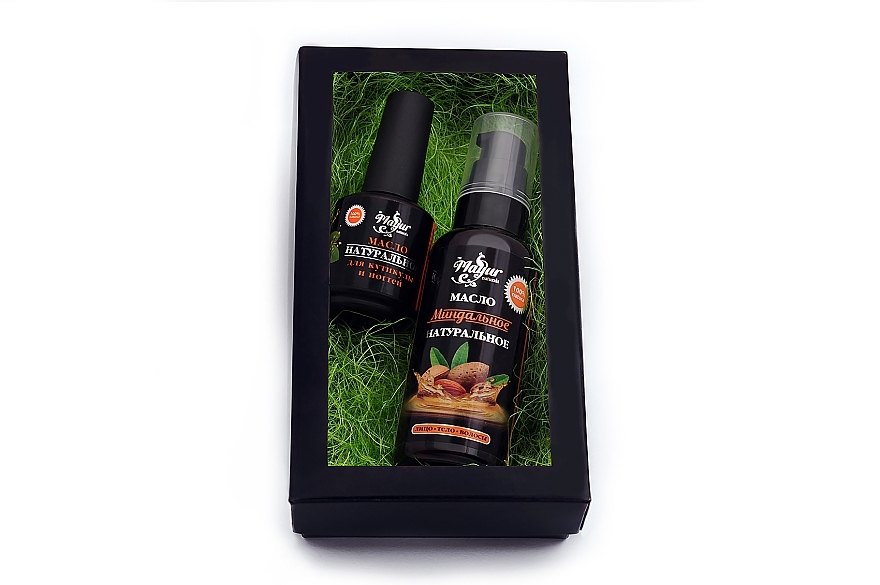 Almond Nail & Skin Gift Set - Mayur (oil/50ml + nail/oil/15ml) — photo N3