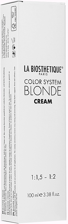 Lightening Hair Cream - La Biosthetique Blonde Cream — photo N2