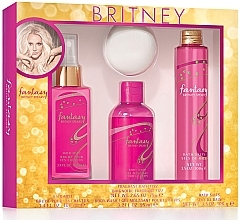 Fragrances, Perfumes, Cosmetics Britney Spears Fantasy Set - Set (hair/mist/100ml + b/wash/95ml + bath/fizz/75g + bath/salt/100g) 