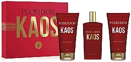 Fragrances, Perfumes, Cosmetics Poseidon Kaos - Set (edt/150ml + sh/gel/150ml + ash/150ml)