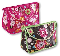 Makeup Bag "Flower" 92701, pink - Top Choice — photo N1