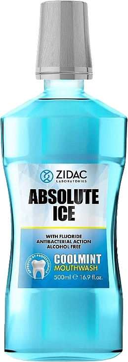 Cool Mint Mouthwash - Zidac Absolute Ice Mouthwash Coolmint — photo N1