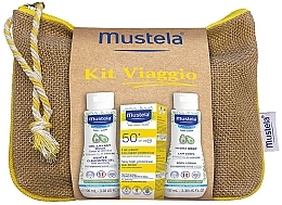 Fragrances, Perfumes, Cosmetics Set - Mustela Solar Kit (sh/gel/100ml + f/lot/40ml + b/lot/100ml + bag/1pcs)