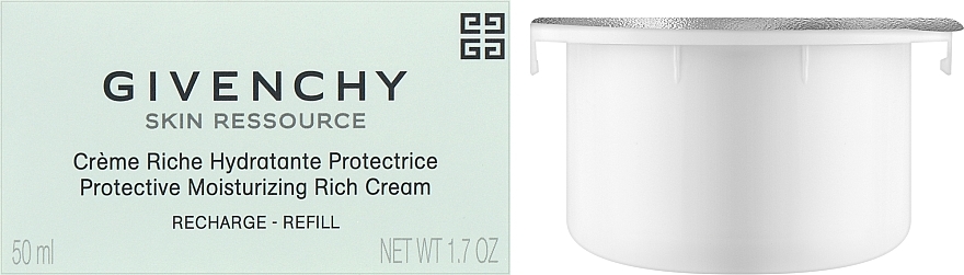 Moisturizing & Nourishing Face Cream - Givenchy Skin Ressource Protective Moisturizing Rich Cream (refill) — photo N5