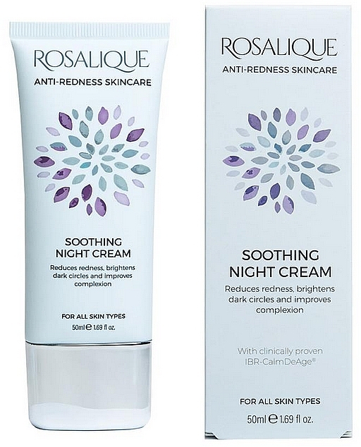 セージング ナイト フェイスクリーム - Rosalique Soothing Night Cream — photo N1