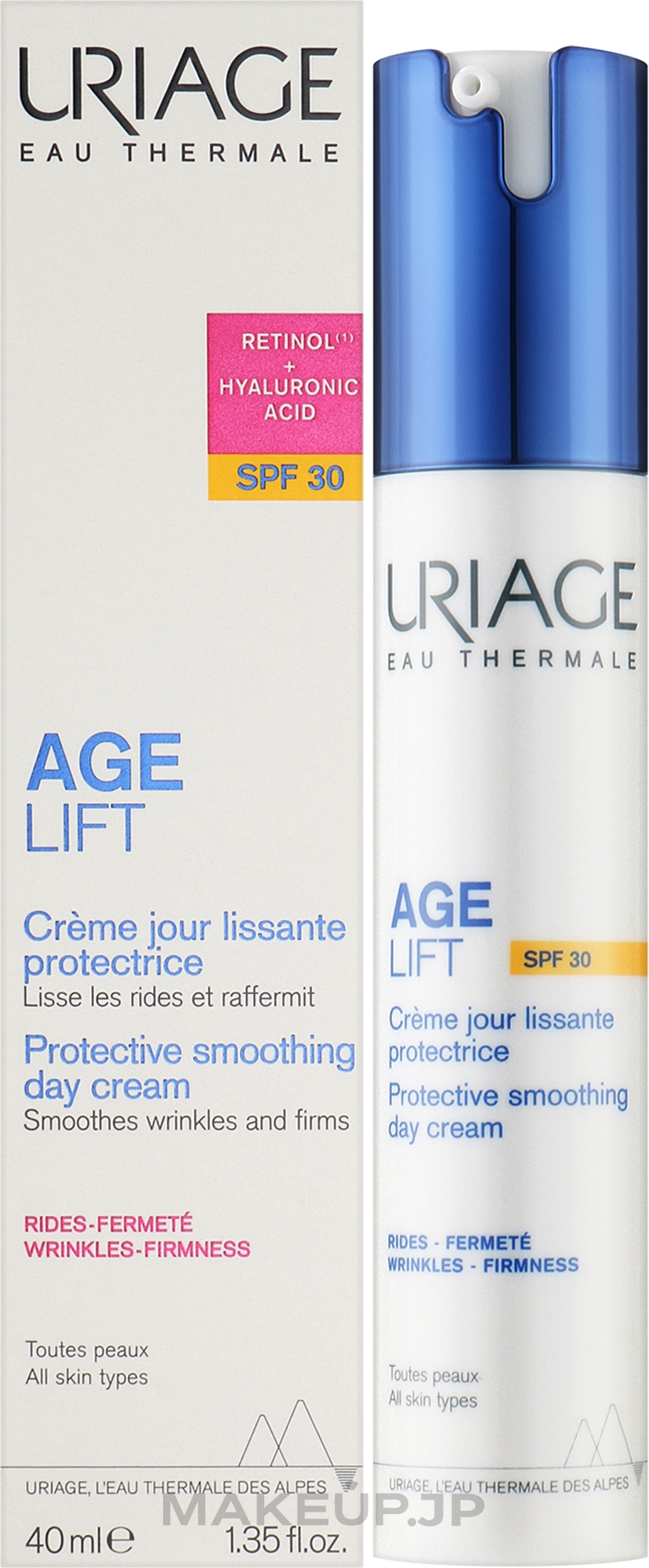 Protective Smoothing Day Cream - Uriage Age Lift Protective Smoothing Day Cream SPF30 — photo 40 ml
