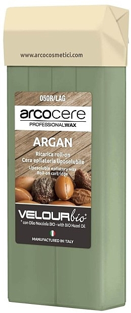 Argan Cartridge Wax - Arcocere Professional Wax Argan Bio Roll-On Cartidge — photo N1