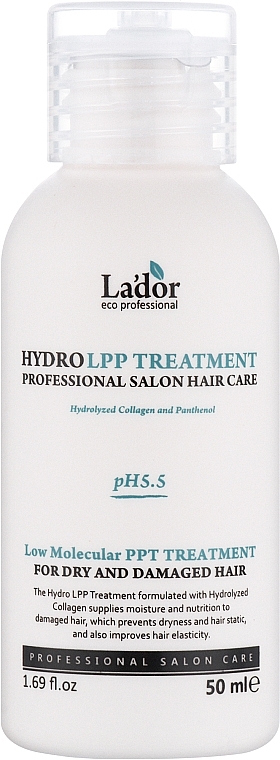 Regenrating Hair Mask - La'dor Eco Hydro Lpp Treatment (mini) — photo N1