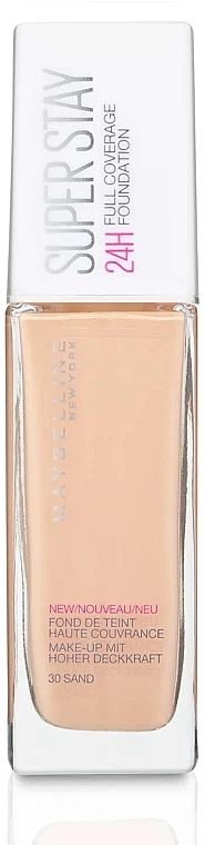 Long-Lasting Foundation - Maybelline 24H Photofix Super Stay Full Coverage Foundation — photo N1