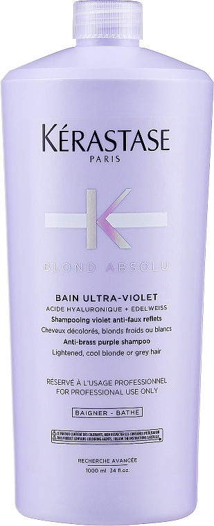 Anti Copper & Yellowness Shampoo - Kerastase Blond Absolu Bain Ultra Violet — photo N8