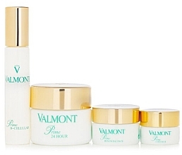Fragrances, Perfumes, Cosmetics Set - Valmont Energy Prime 24 Hour Gold Retail Set (cr/50ml + mask/15ml + ser/15ml + eye/cr/5ml+ bag)