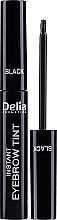 Fragrances, Perfumes, Cosmetics Express Brow Color with Argan Oil - Delia Cosmetics Cream Eyebrow Expert Instant Eyebrow Tint