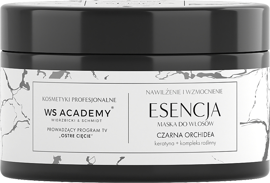 Hair Mask with Extracts of 12 Herbs 'Black Orchid' - WS Academy Black Orchid Hair Mask — photo N1