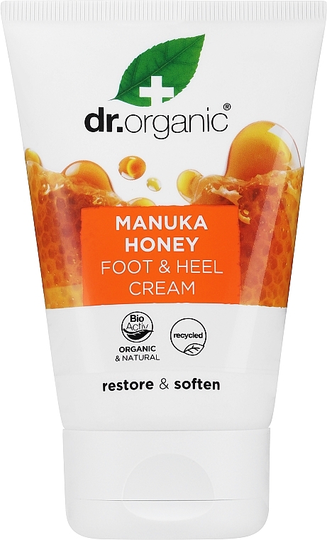 Foot Cream "Manuka Honey" - Dr. Organic Bioactive Skincare Organic Manuka Honey Foot & Heel Cream  — photo N1
