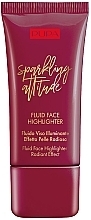 Fragrances, Perfumes, Cosmetics Liquid Highlighter - Pupa Sparkling Attitude Fluid Face Highlighter Radiant Effect