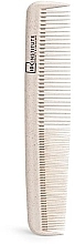 Fragrances, Perfumes, Cosmetics Comb with Rounded Teeth, biodegradable, beige - IDC Institute Eco Dressing Comb