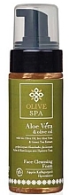 Fragrances, Perfumes, Cosmetics Aloe Vera Face Cleansing Foam - Olive Spa Aloe Vera Face Cleansing Foam